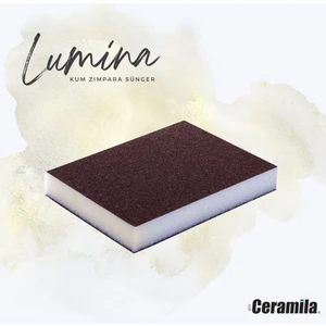 Glitz Ceramila Lumina 3014 Zımpara 60 Kum Sünger 120*98*13MM Kırmızı