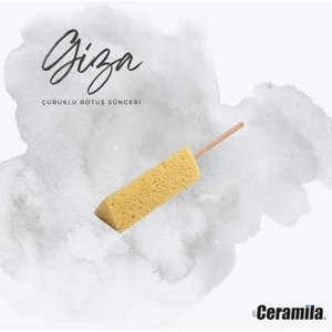 Glitz Ceramila Giza 3047 Çubuklu Rötuş Süngeri Üçgen 34X34X90MM