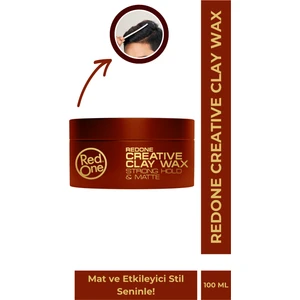 Creative Clay Wax 100 ml |  Güçlü Tutuş ve Mat Etki