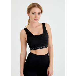 Cross Bralet - Siyah