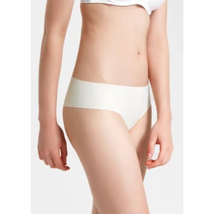 Lazer Kesim Dikişsiz Brazilian String Külot - Ten Rengi