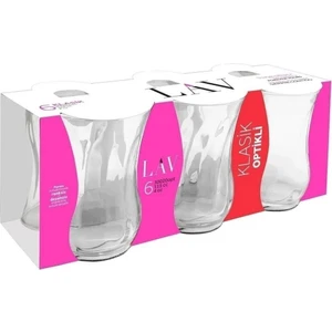 Klasik 6'lı Optikli Çay Bardağı