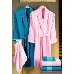 Dream 8 Parça Kutulu Pamuk Bornoz Takımı (2 Bornoz, 2 70X140 Banyo Havlu, 2 50X90 Baş Havlusu,2 Sbn)