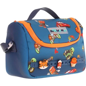 Kids Isı Yalıtımlı, Silikon Aksesuarlı Beslenme Çantası - Lacivert Turuncu - Erkek Çocuk - L7259