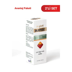 Blephix Göz Çevresi ve Kirpik Temizleyici Şampuan 50 ml 2'li Paket