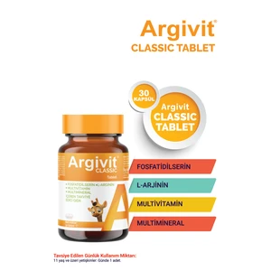 Classic Fosfotidilserin, L-Arjinin, Multivitamin ve Multimineral İçeren Tablet 30 Tablet