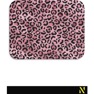 Leopar Desenli Renkli Ergonomik Mouse Pad - 23 cm x 19 cm - Kaymaz Taban Ev ve Ofis Kullanımı Fare Altlığı Mousepad