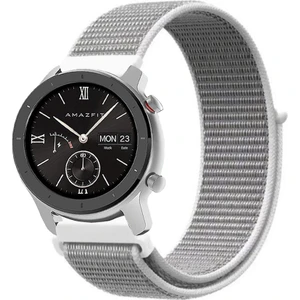 Amazfit Gtr 42MM Akıllı Saat Uyumlu Spor Kumaş Desenli Cırt Cırtlı Kordon Kayış
