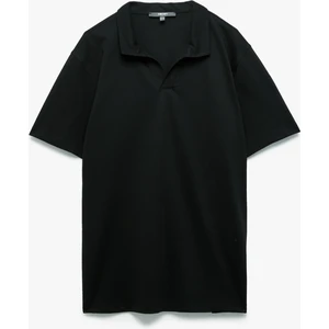 Regular Fit Kısa Kollu Pike Kumaş Pamuklu Polo Yaka Tişört