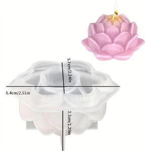 Küç.lotus Çiçeği No:2 Silikon Kalıp (S874)