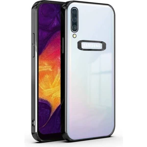 Samsung Galaxy A50 Kılıf Şeffaf Parlak Kenarlı