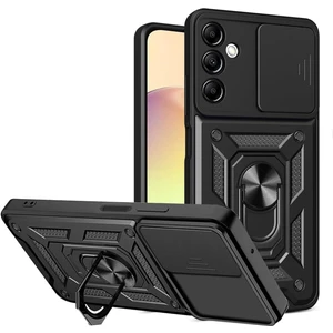 Samsung Galaxy S23 Fe Kılıf Kamera Korumalı Sürgülü Yüzüklü Armor Military Tank Koruyucu Kapak