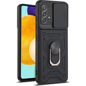 A72 Kılıf Kamera Korumalı Sürgülü Yüzüklü Armor Military Tank Zırhlı