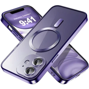 Apple iPhone 11 Kılıf Kamera Lens Korumalı Magsafe Şarj Kilifi Şeffaf Renkli Yumuşak Kapak