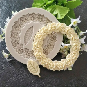 Taç Gül Silikon Kalıp (S868)