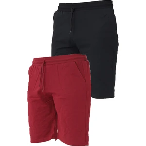 2 Iplik Örme Pamuklu Erkek Şort 2 Adet