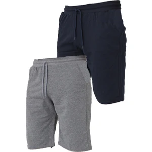 2 Iplik Örme Pamuklu Erkek Şort 2 Adet