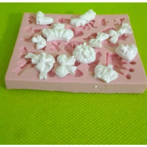 Çeşitli Ufak Şekiller Silikon Kalıp