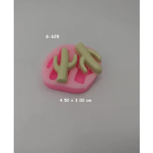 Ikili Mini Kaktüs Silikon Kalıp