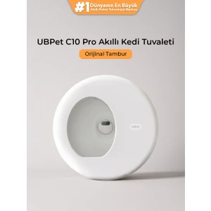 C10 Pro Akıllı Kedi Tuvaleti Uyumlu Tambur | Koku Önleyici, Kolay Yıkama