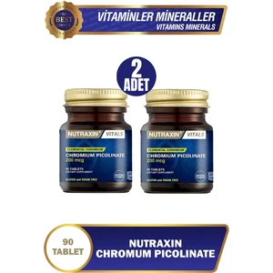 ASF Store Nutraxin Chromium Picolinate 90 Kapsül 2 Adet