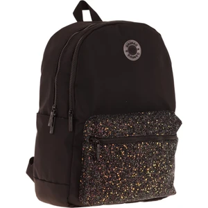 Bright Kız Çocuk Taşlı Siyah Üç Bölmeli Okul Çantası - K1807