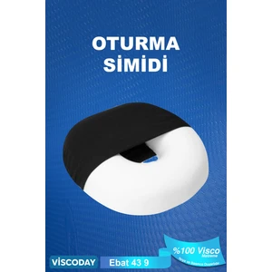 Visco Oturma Simidi Ortopedik, 43 x 43 x 9, D Model