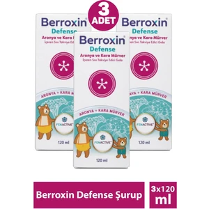 ASF Store Berroxin Defense Şurup 120 ml 3 Adet