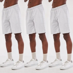 Unisex 3'lü Renkli Basic Şort