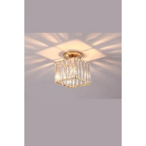 Plafonyer Tavan Gold K-12 Kristal Taşlı Avize