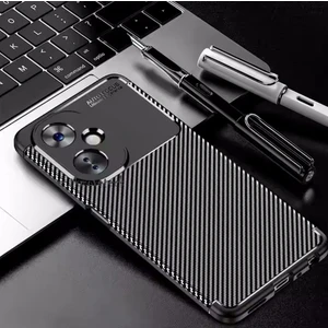 Honor 400 Kılıf Kamera Korumalı Çıkıntılı Karbon Desenli Renk Atmaz Koruyucu Negro Kapak