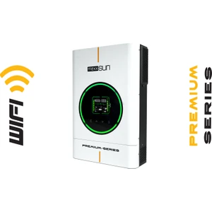 24 V Volt 4000 W Watt 4 Kw Mppt Tam Akıllı Hibrit Dahili Wifi Inverter 220 Volt Çevirici Invertör