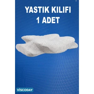 Yastık Kılıfı Yüksek Boyun Destekli Ortopedik Visco Yastık Kılıfı 1 Adet Gri