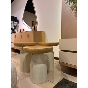 Bohem Renk Mantar Sehpa