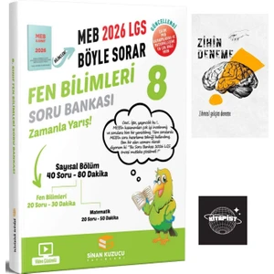 Sinan Kuzucu 2026 Meb Böyle Sorar LGS Fen Bilimleri Soru Bankası +Zihin DENEME-K125