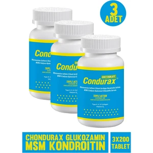 gr lukozamin Msm Kondroitin 200 Tablet 3 Adet