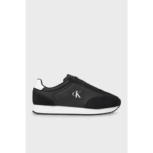 Calvin Klein RETRO RUNNER LACE UP NY-S Siyah Erkek Sneaker