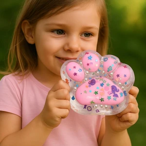 Hyd Oyuncak Squishy Kedi Patisi Sukuşi Pati Pullu Tüylü Pati Eğlenceli Oyun