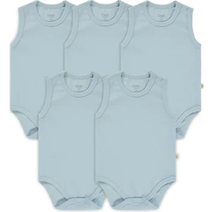 Civil Baby Bebek 5'li Çıtçıtlı Badi 1-3 Yaş Mavi