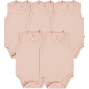 Civil Baby Bebek 5'li Çıtçıtlı Badi 1-3 Yaş Pembe