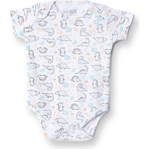 Hellobaby Erkek Bebek Kısa Body Çıtçıtlı Zarf Yaka