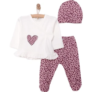 Hellobaby Yenidoğan Zıbın-Şapka-Patikli