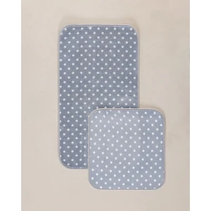 Madame Coco Brume Puantiyeli 2'li Banyo Paspası - Gri