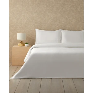 English Home Modello Nakışlı Pamuk Saten Çift Kişilik Nevresim Takımı 200 x 220 cm Beyaz