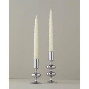 English Home Yılbaşı Christmas Tree 2'li Mum 26,4x5,7x3,5 cm Ekru