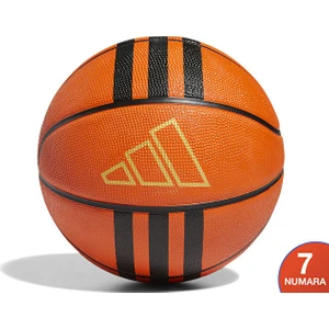 Adidas 3S Rubber X3 Unisex Basketbol Topu HM4970 Turuncu