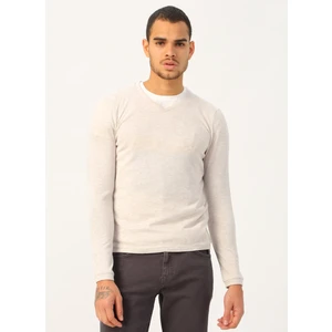 Jack & Jones Erkek Beyaz Triko Kazak