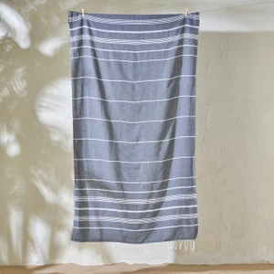 %100 Pamuk Alora Peştamal Antrasit (95X180 Cm)