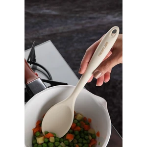 Silikon Servis Kaşığı Bej