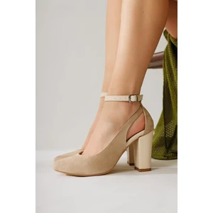 Kyle Ten Bilekten Baretli Yüksek Topuk Topuklu Ayakkabı